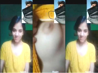 Cute Desi Girl Shows Boobs