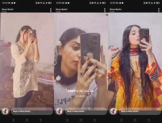 Desi Girl Pressing Boobs