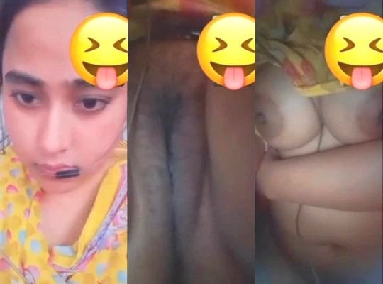 Sexy Desi Girl Shows Nude Body On VC