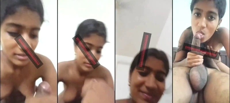 Horny Tamil Girl Sucking Dick